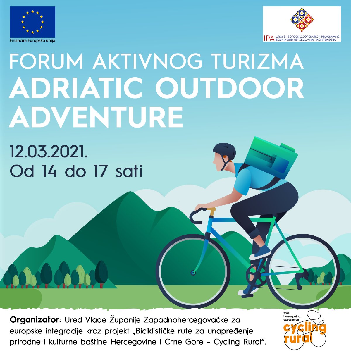 Najava foruma Adriatic Outdoor Adventure plakat