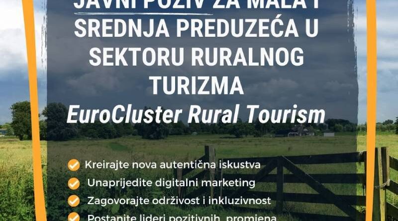 poziv za sva mala i srednja preduzeca MSP u sektoru ruralnog turizma 800x445 1